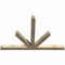 Ekena Millwork Saratoga Rough Sawn Timber Gable Bracket, Douglas Fir, 72"W x 48"H x 4"D x 4"F, 16/12 Pitch GBW072X48X0404SAR00RDF - alternate 3